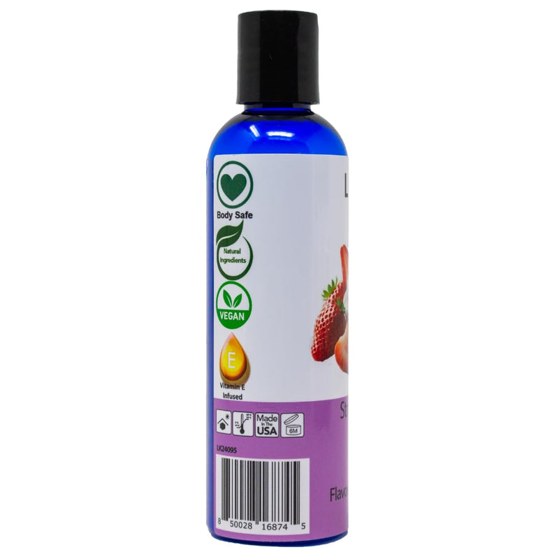 Lick Strawberries and Cream Flavored Massage Oil ‚Äì Romantic, Body Safe, Non-Greasy Formula, Date Night 4 oz 4 Fl Oz (Pack of 1) - BeesActive Australia