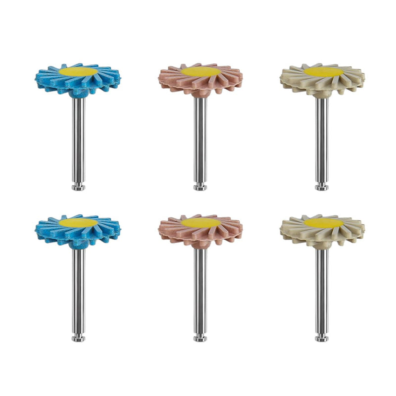 Dental Composite Resin Polishing P3 Disc Polisher Wheels Diamond 3-Step Diamond Impregnated Polishing System System 14mm Wheel Kit Spiral Flex Brush Tools P3 1.0 - BeesActive Australia