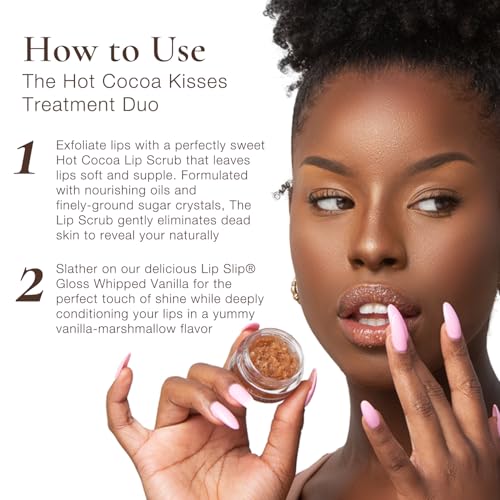 Sara Happ Hot Cocoa Kisses Treatment Duo, Lip Scrub & Gloss