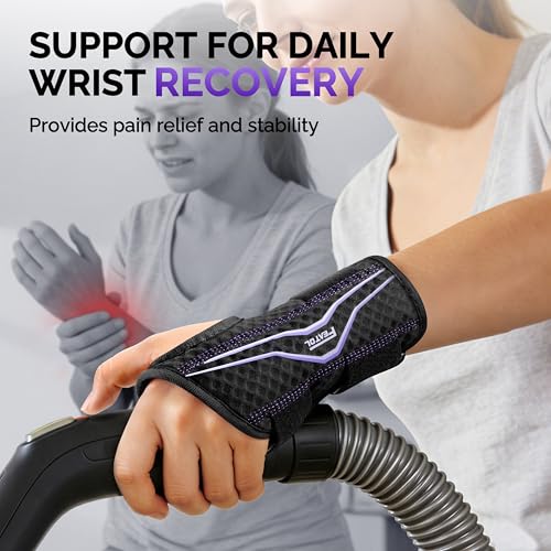 FEATOL Thumb Spica Splint Left Hand Small/Medium+Wrist Brace with Ergonomic Wrist Splint Left Hand Small