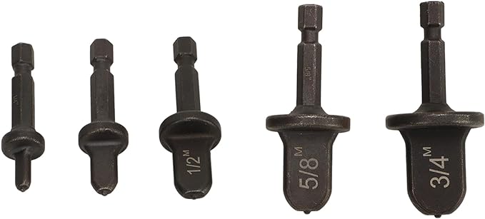 Cooper Tube Flare Expander, 5 Metal Efficient Copper Pipe Expander Swaging Tool for Air Conditioning Repair - BeesActive Australia