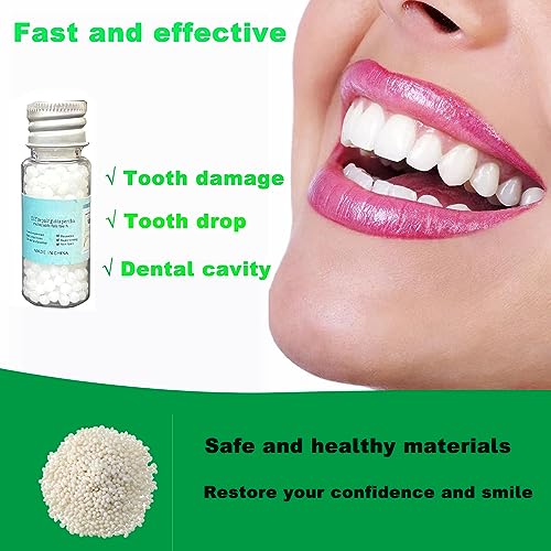 Dental Repair Kit – Replace Missing or Broken Tooth. Gaps Space Temporary Quick & Safe. Regain Your Confidence and Beautiful Smile in Minutes at Home!