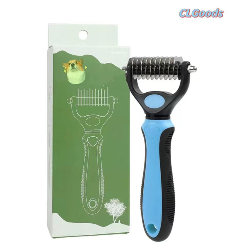 Pet Dual-Sided Dematting Comb，Pet Grooming Comb- Double Sided Shedding, Dog Comb，Pet Comb，Dog Comb for Shedding, Pet Comb - BeesActive Australia