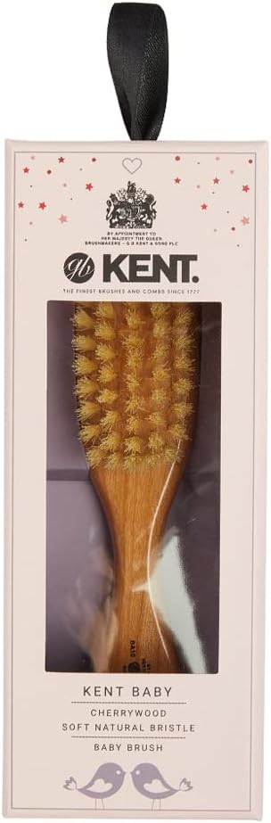 KENT Baby Hairbrush Natural Wood Made in England -  Australia