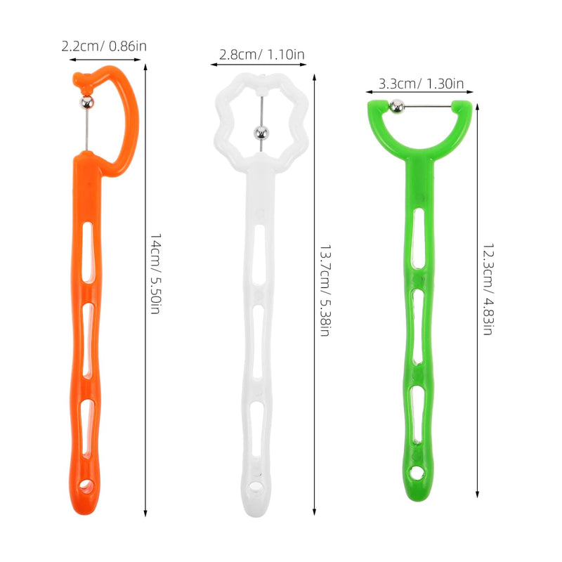 Didiseaon 3pcs Oral Muscle Trainer Tongue Muscle Exerciser for Kids Speech Therapy Materials and Oral Motor Therapy Tool for Jaw and Tongue Training