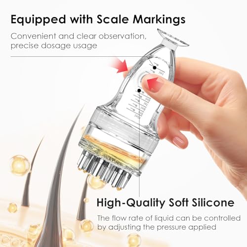 DAPENG Minoxidil Applicator，Scalp Serum & Hair Oil Applicator Comb - Precise Liquid Dispenser for Minoxidil, Growth Serums & Oils to Nourish Hair Roots (10ml) 10ml
