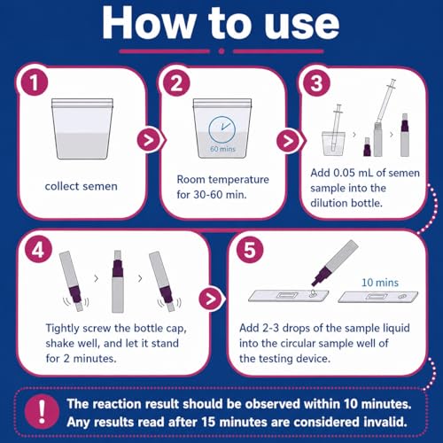 Fertility Sperm Count Test for Men, at Home Sperm Test - Trak Plus Male Fertility Testing System- Shows Normal or Low Sperm Count- Easy to Read Results-Convenient, Accurate, Private