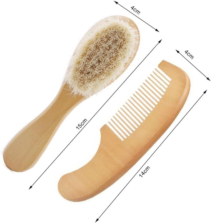 2pcs Baby Hair Brush, Baby Brush, Newborn, Infant, Baby, Hair Brush, Hair Brush, Smooth Hair Brush, Baby Hair Brush, Baby Hair Brush, Baby Hair Brush, Baby Hair Brush, Baby Hair Cloth, Baby Shower Gift (Style1) - BeesActive Australia