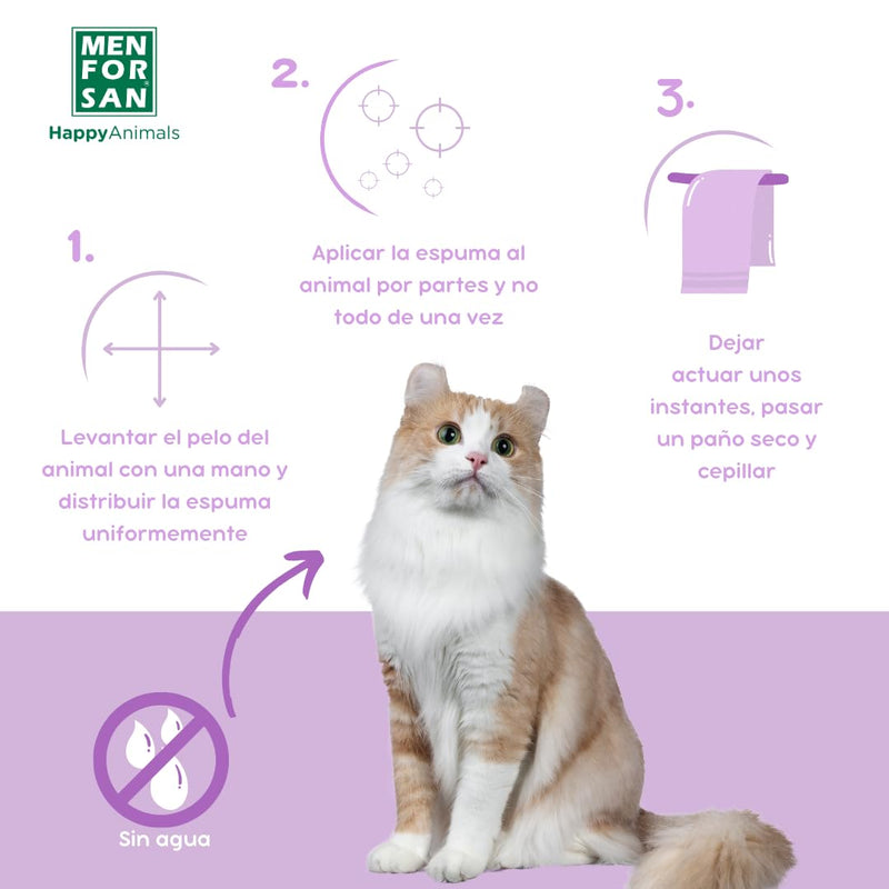 MENFORSAN anti-insect foam shampoo for cats, 200 ml - BeesActive Australia