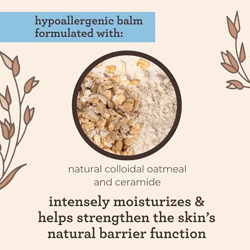 Aveeno Baby Eczema Therapy Nighttime Moisturizing Balm, Colloidal Oatmeal & Ceramide, Soothes & Relieves Dry, Itchy Skin from Eczema, Hypoallergenic, Fragrance-Free, Travel Size, 1 oz 1 Ounce (Pack of 1)
