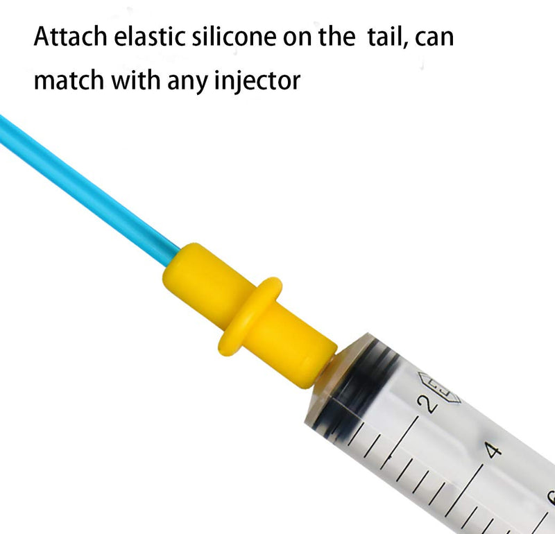 Dog Insemination Catheter Disposable Artificial Insemination Breeding Catheter Tube Using Matched with Syringe Bottle Bag for livestock Dog Pig Sheep Canine 40CM 50PCS