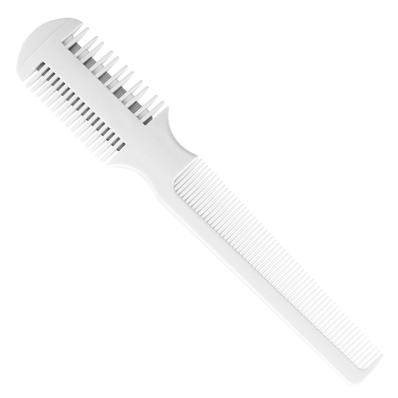 Pet Hair Trimmer Comb, Pet Hair Cutting Comb, Pet Split End Trimmer, Pet Hair Cutting Tools, Grooming Razor Thinning Dog Cat Floating Hair Remover with 5 Blades - BeesActive Australia
