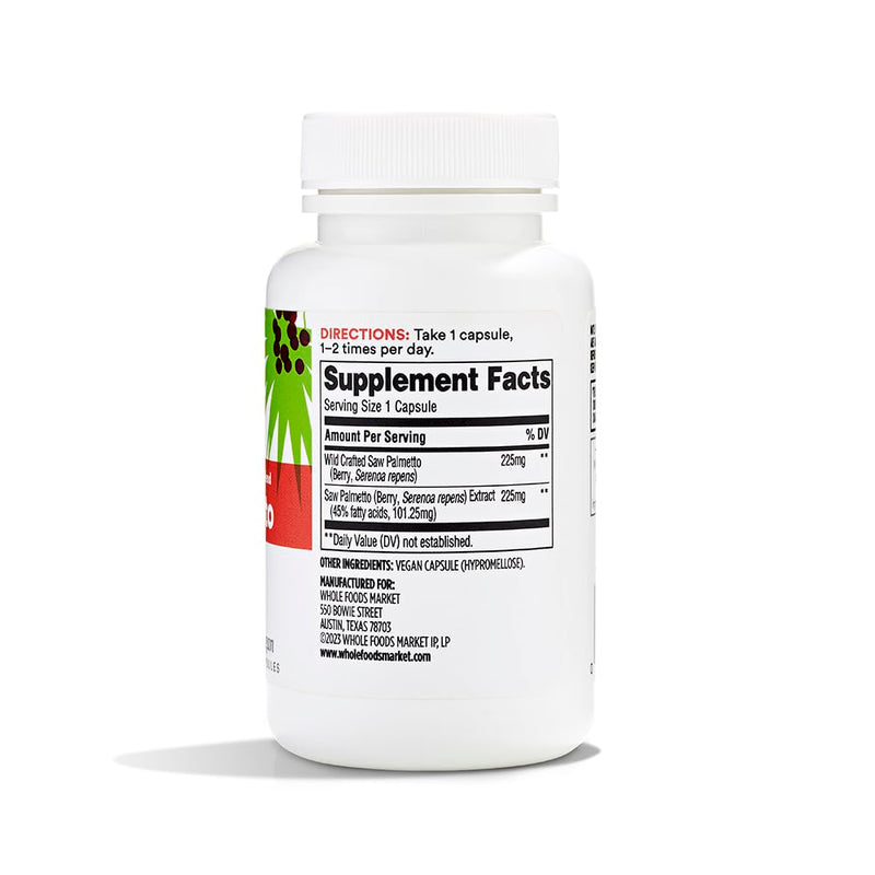 365 by Whole Foods Market, Saw Palmetto, 60 Count