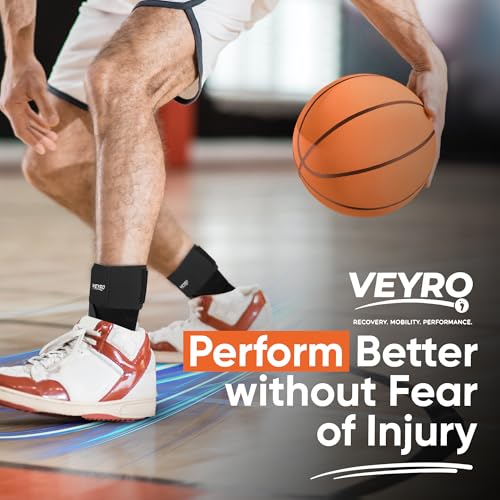 Lace Up Ankle Brace for Men & Women – Adjustable Ankle Support Straps for Sprained Ankle, Achilles Tendonitis, Ligament Injury & Pain Relief – Sports Ankle Brace for Basketball, Football & Volleyball (Large) Large