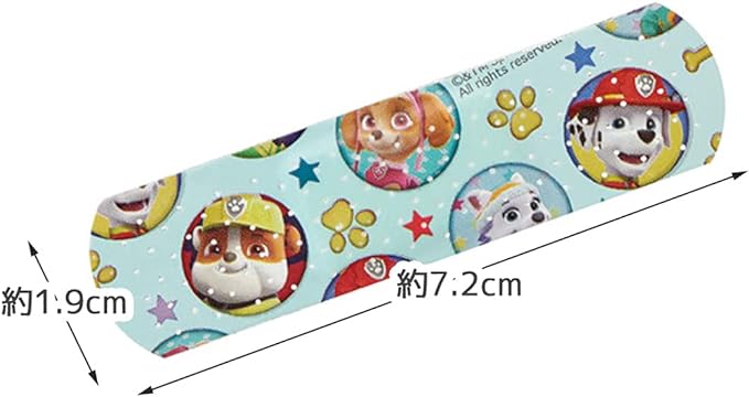 Skater Emergency Bandage Paw Patrol 21 20 Pieces Bandage Made in Japan QQB1-A - BeesActive Australia
