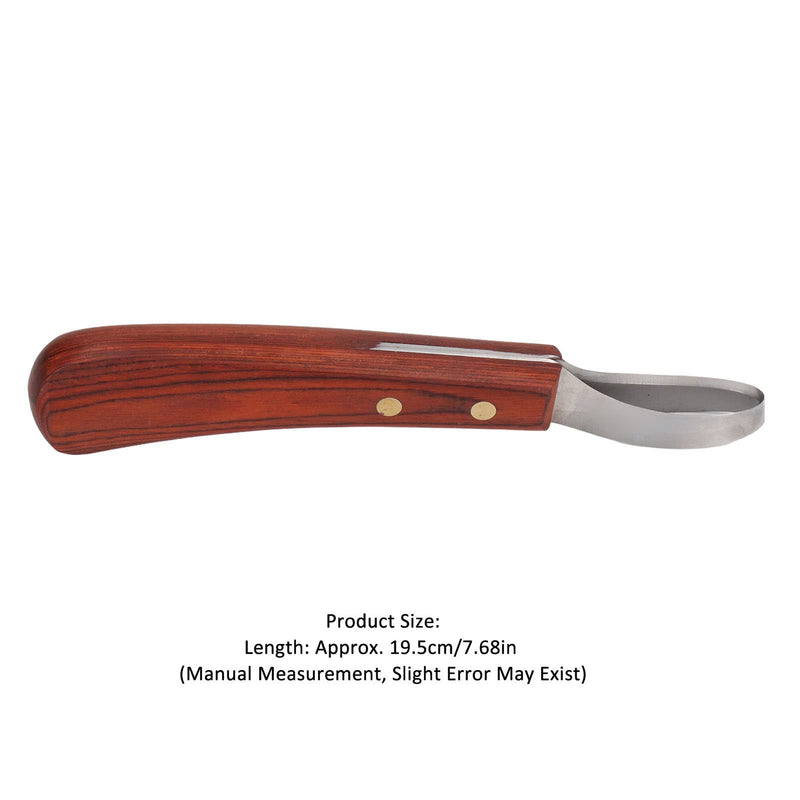 Hoof Knife for Horses, Hoof Knife, Double Edged Hoof Trimming Knife with Wooden Handle, Horse Farrier Tool - BeesActive Australia