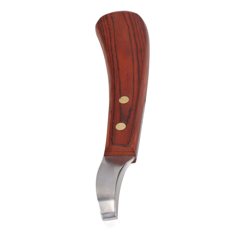 Professional Farrier Tool Super Sharp Hoof Knife Stainless Steel Hoof Trimmer Shears with Rubber Wood Handle for Cattle Horse Hoof - BeesActive Australia