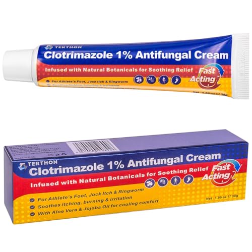 Clotrimazole Antifungal Treatment Cream 30g (1 Pack)