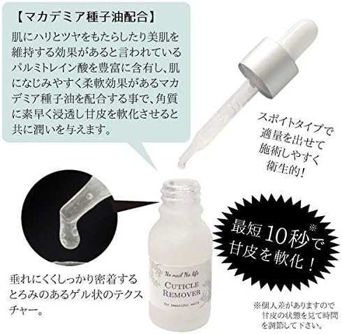 Nonail Nolife Domestic Cuticle Remover, 0.7 fl oz (20 ml), 1 Pack - BeesActive Australia
