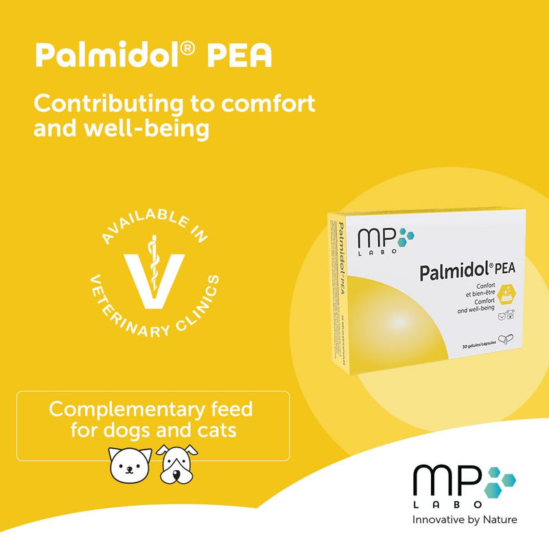 Palmidol® PEA for Dogs and Cats – 30 Sprinkle Capsules | Ideal for Senior Pets & Wellness Support