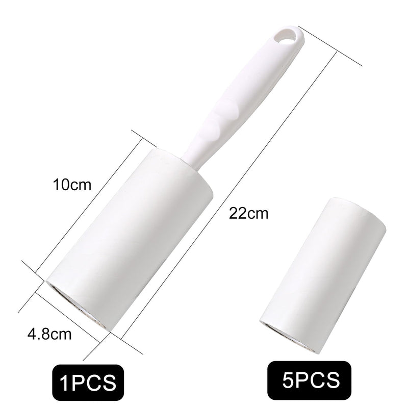 AQSQWQ 6 rolls 360 sheets lint roller + 1 dispenser, extra sticky lint roller, lint roller clothing, lint roller animal hair, lint roller for clothing, hair, sofa, bed, cat hair, dog hair - BeesActive Australia