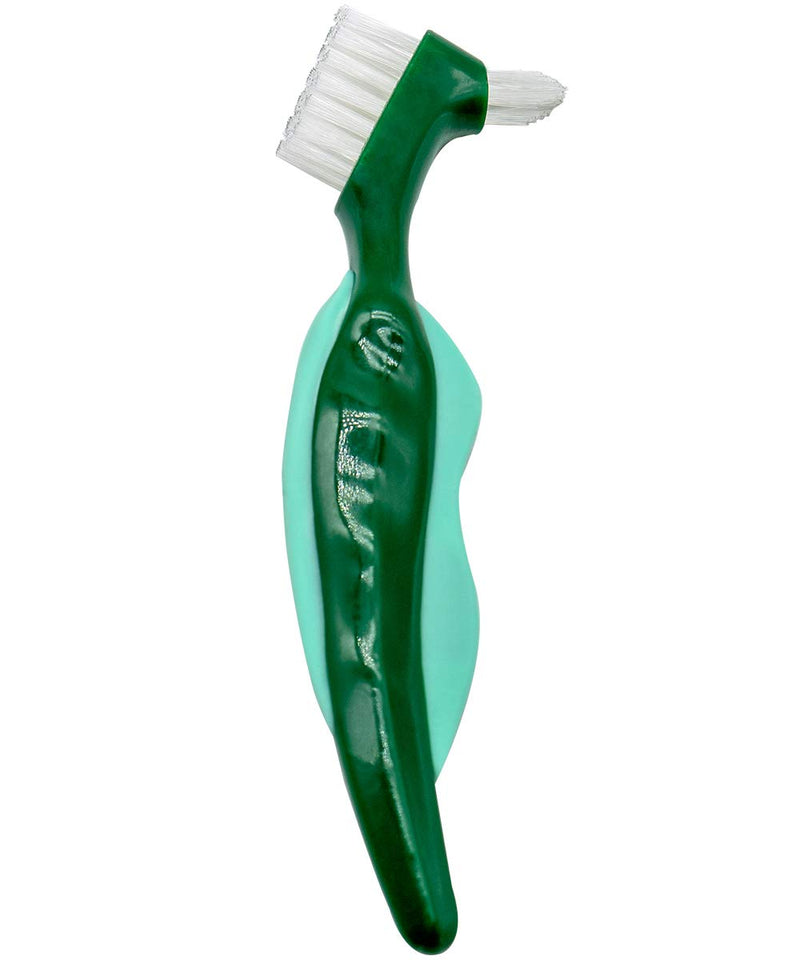 Premium Hard Denture Brush Toothbrush, cleaning brush, Multi-Layered Bristles & Portable Denture Double Sided Brush, Denture Care(Pack of 2) - BeesActive Australia