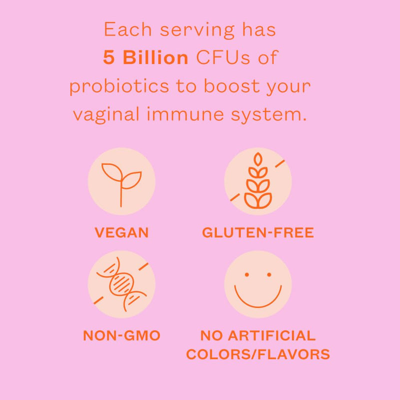 Cheeky Bonsai Balanced Babe Vaginal Probiotic Gummies, 5 Billion CFU, 60 Ct | Supports Healthy pH, Healthy Odor & Flora Support, Juicy Strawberry Flavor