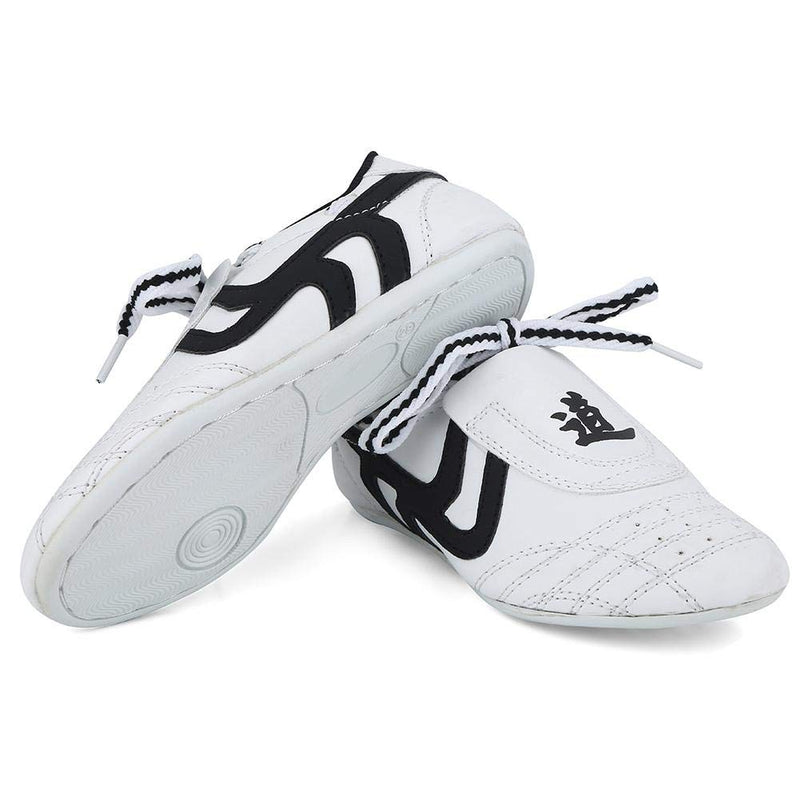 Dilwe Taekwondo Shoes, Kung Fu Taekwondo Indoor Mat Training Shoes 10 Sizes Soft Rubber Soles Martial Arts Sneaker for Women Men Kong Fu Taichi (36)