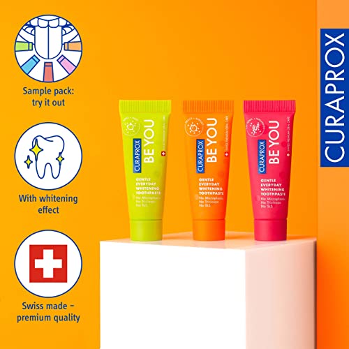 Curaprox Be You Six Taster Pack Whitening Toothpaste