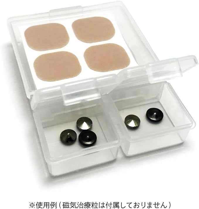 Seiwa Sangyo Value Replacement Seals, 12 Sheets, 20 Sheets, For Magnetic Therapeutic Devices (Case Included) (For Particle Diameter 0.3 inches (8 mm) (Hole Diameter: 0.3 inches (9.5 mm), Pink Ochre, Made in Japan, Bath OK - BeesActive Australia
