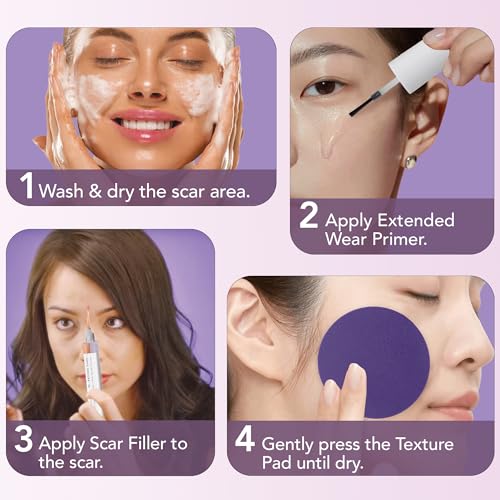 Dermaflage Scar Filler, Refill Applicator Bronze Dark