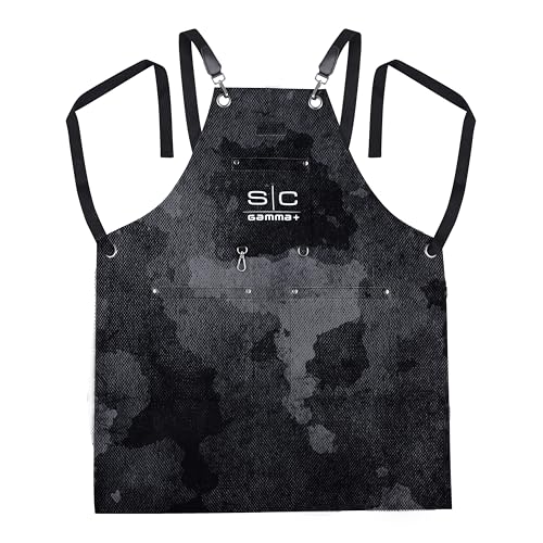 Stylecraft Heavy Weight Waterproof Professional Barber-Salon Apron Black Camo