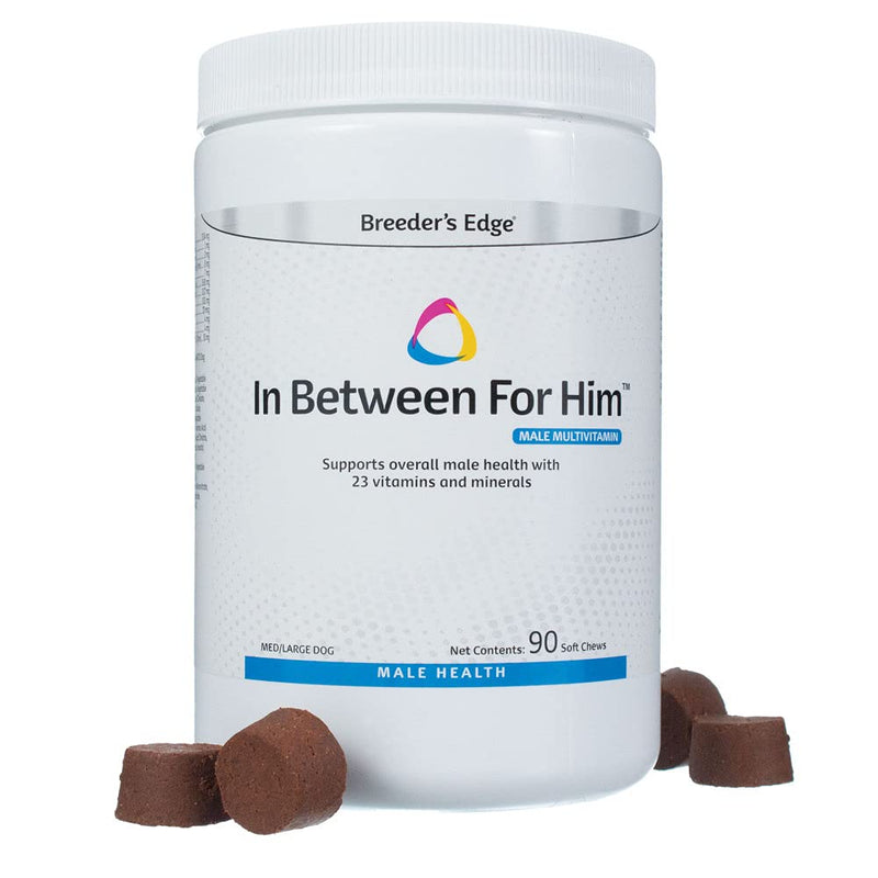 Revival Animal Health Breeder's Edge in Between for Him, Male Multivitamin for Med/Lg Dog- 90 ct - PawsPlanet Australia