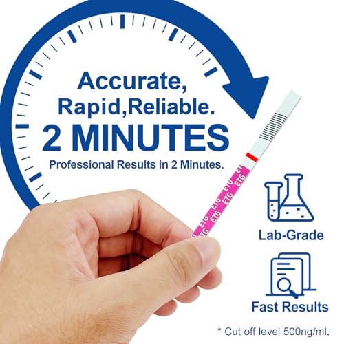 ETG Alcohol Urine Test Strips, High Sensitivity, 2-Min Results[8 PCS] 8 Pack