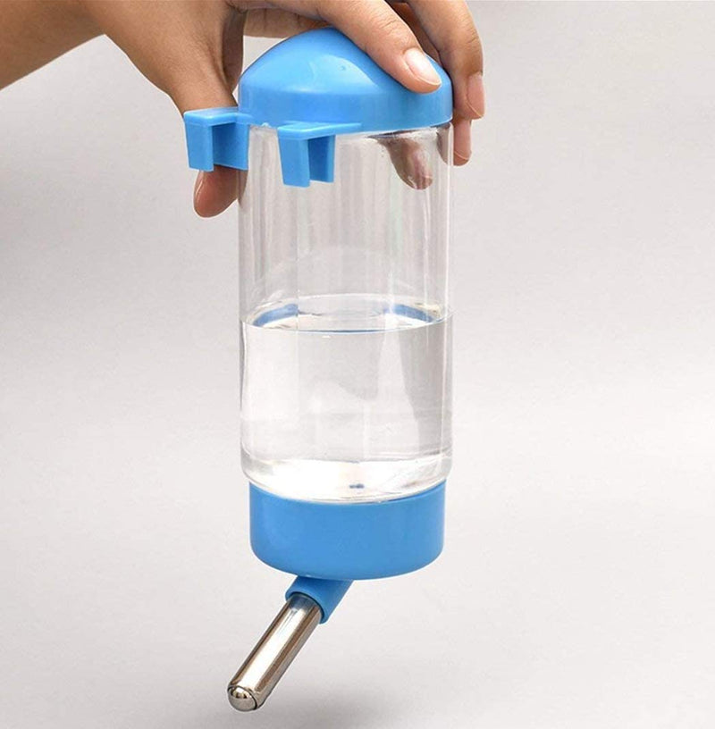 2Pcs 16Oz No Drip Small Animal Water Bottle,Bpa Free Best Water Bottle for Small Pet/Bunny/Ferret/Hamster/Rabbit(Colors are Random) - BeesActive Australia