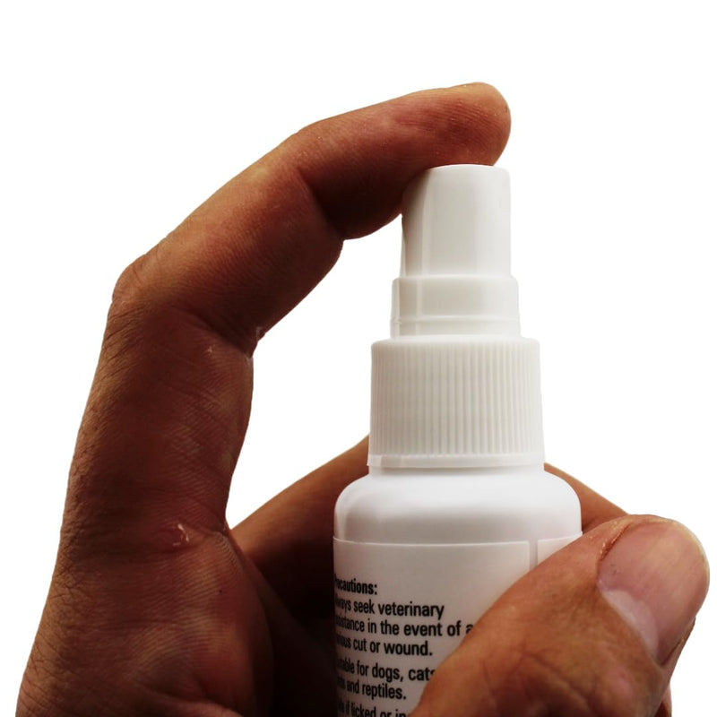 One Step Antiseptic Pet Wound & Skin Care 50ml Spray Bottle, For Dogs Cats Rodents Birds & Reptiles