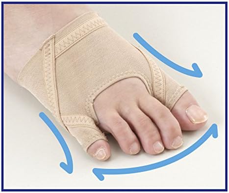 Nakayama style bunion and hallux valgus taping supporter for right foot, 22.5~25cm, 1 piece - BeesActive Australia