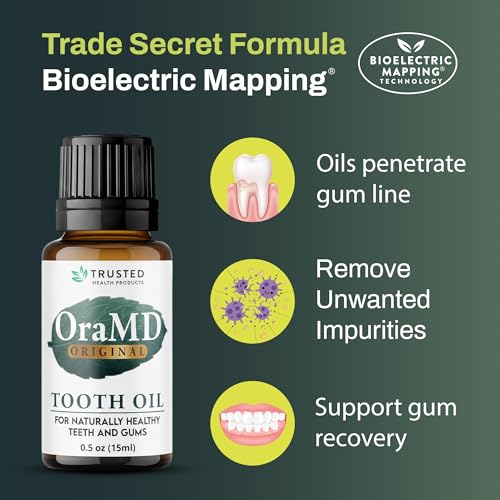 OraMD 4-in-1 Original Tooth Oil - Gum Disease Gingivitis Treatment (1 Pack) 1 Pack