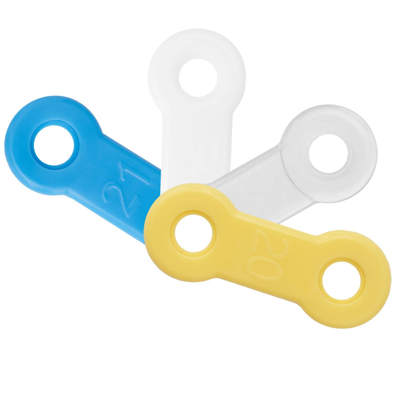 20PCS Replacement Elastic Straps for Meyson EMA Application (Blue, 14 mm) 14mm Blue - BeesActive Australia