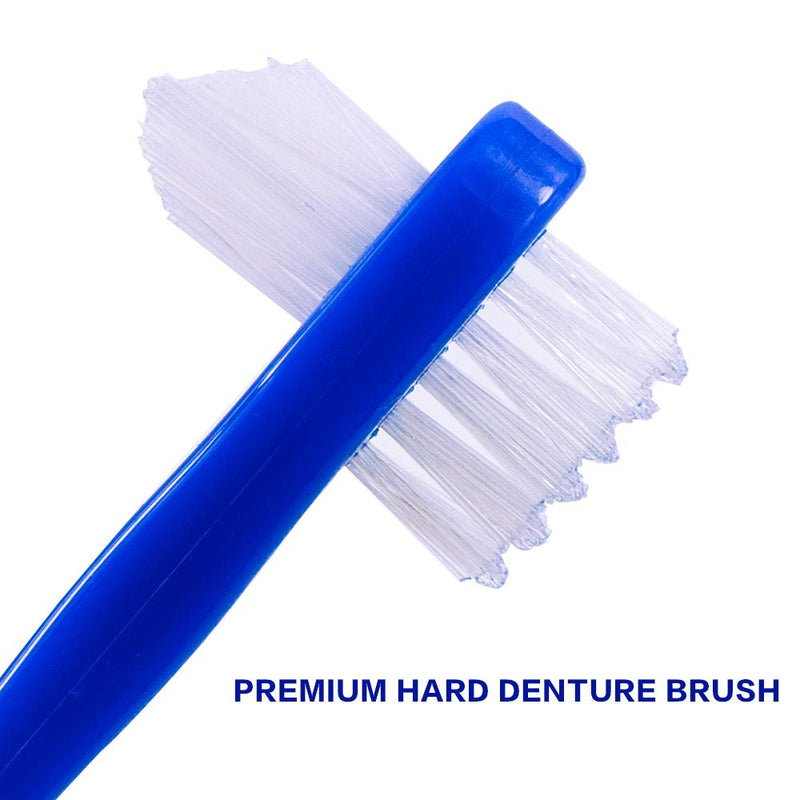 Denture Cleaning Brush hygienic Denture Cleaner Set, T-Shaped Denture Special Toothbrush Tool, Small Hard Toothbrush, for Denture Care(Pack of 3) - BeesActive Australia