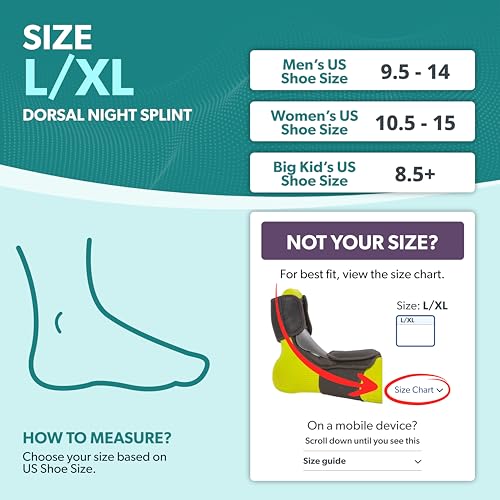 BraceAbility Plantar Fasciitis Day and Night Relief Bundle - Heavy-Duty Arch Support Orthotic Insoles and Dorsal Night Splint for Heel Spurs, Achilles Tendonitis, Foot Pain Support (L)