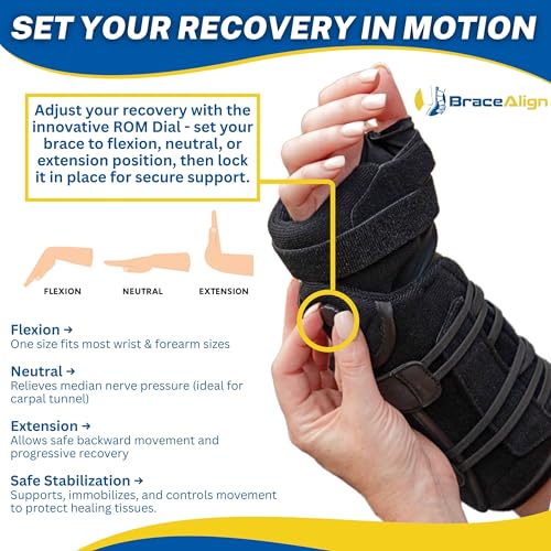 Brace Direct PrecisionMotion ROM Wrist Brace - Carpal Tunnel, Tendonitis