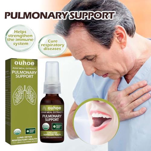 Fresh Breath Oral Spray,Raw Meal Extract Pulmonary Support Spray,1 fl oz/30ml