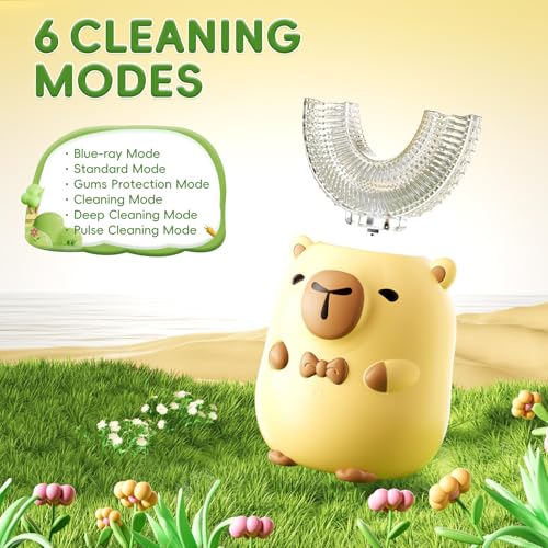 Kids U-Shaped Electric Toothbrush for Capybara