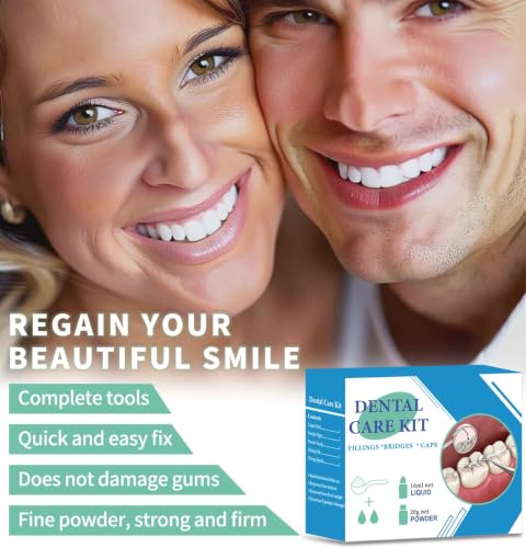 Dental Care Kit with Zinc Oxide Formula for Crowns, Bridges, Fillings, Caps 3