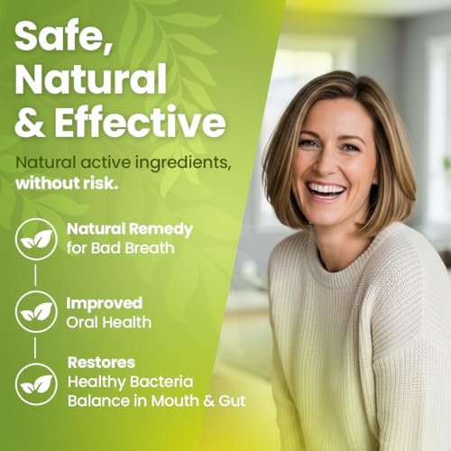 Bestmade Natural Products Halitosis, Natural Remedy for Bad Breath BM249 - Helps Improve Oral Health, Reduce Smelly Breath & Restore Healthy Bacteria in The Mouth, 30 mL Drops Drop