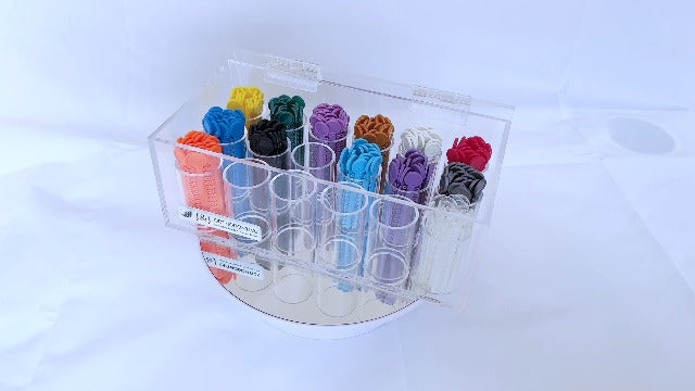 J&J Ortho Orthodontic Ligature Tie Stick Holder Storage Box Acrylic Clear Organizer