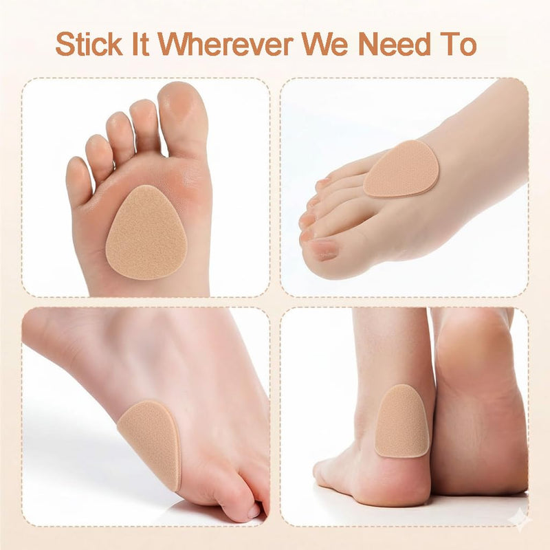 42 Pcs Metatarsal Felt Pads for Men & Women – 1/4 Inch Thick Ball of Foot Cushions for Pain Relief, Forefoot Pads for Calluses, Morton’s Neuroma, Metatarsalgia – Soft Shoe Inserts for All-Day Comfort 1/4" Thick-42 PACK - BeesActive Australia