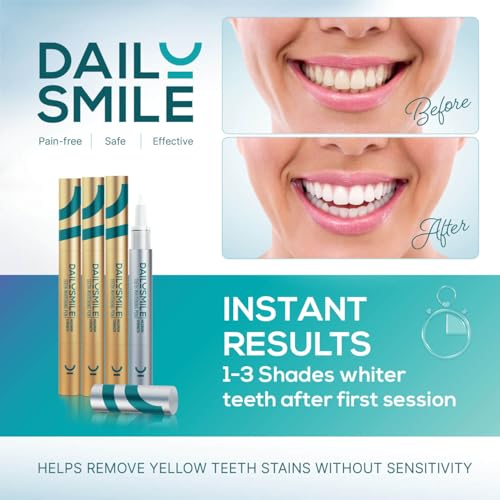 Teeth Whitening Kit with LED - Formulated for Sensitive Teeth, Hands-Free, Waterproof LED Light and 4 Gel Pens, Instant Results 1 Count (Pack of 1) Teeth Whitening Kit With Led Light