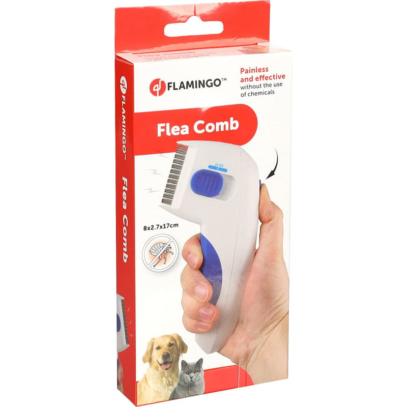 FLEA COMB PULEKS WHITE 17CM - BeesActive Australia